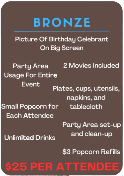 Have Your Birthday At The Drive In!