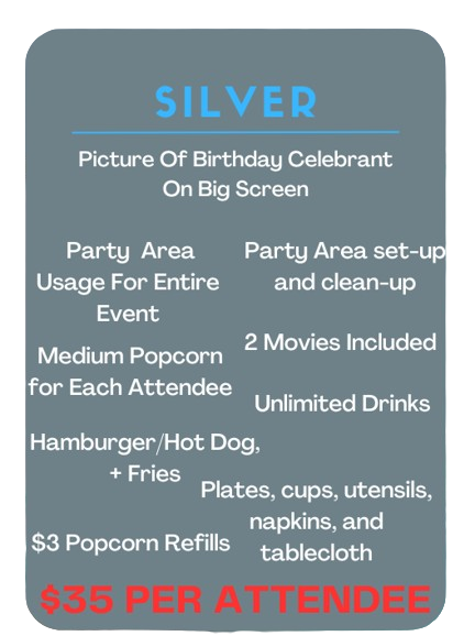 Have Your Birthday At The Drive In!