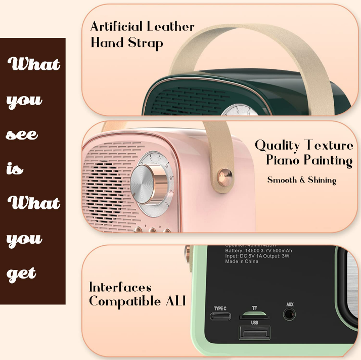 1950s Style Bluetooth Speakers