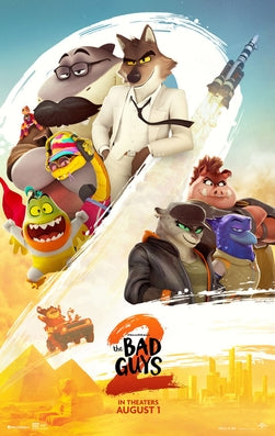 Screen 1: The Bad Guys 2 (PG) & Jurassic World Rebirth (PG)